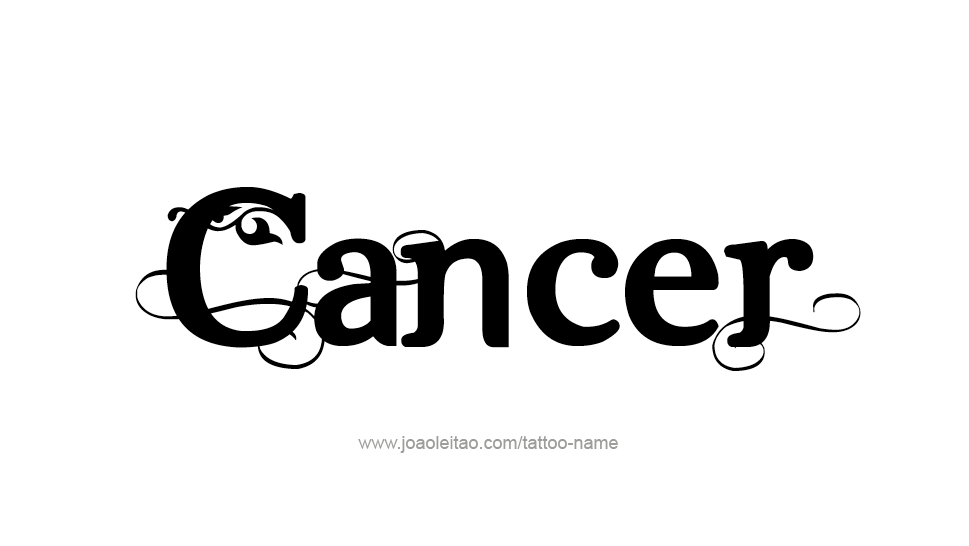 Tattoo Design Horoscope Name Cancer