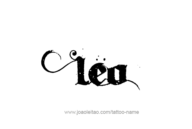 Tattoo Design Horoscope Name Leo