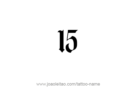Tattoo Design Number Fifteen