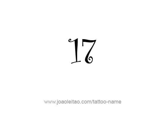 Tattoo Design Number Seventeen