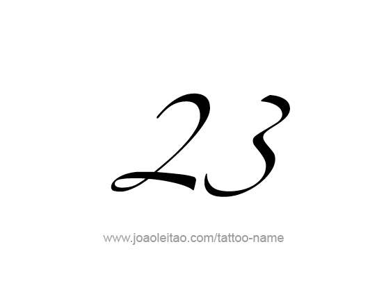 Tattoo Design Number Twenty Three