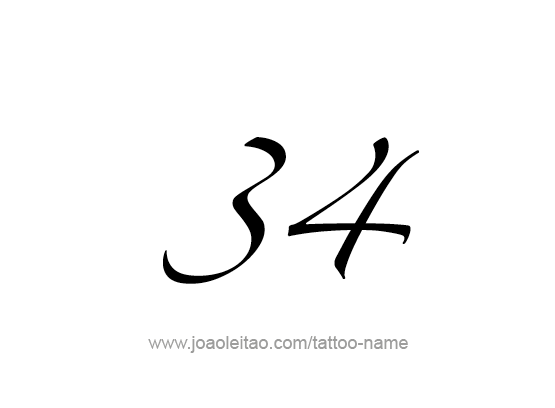Tattoo Design Number Thirty Four