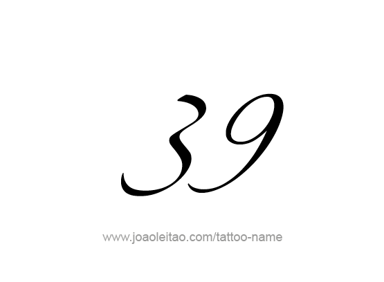 Tattoo Design Number Thirty Nine
