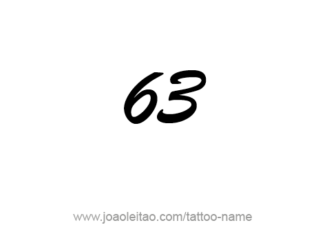 Tattoo Design Number Sixty Three