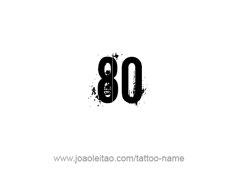 Tattoo Design Number Eighty