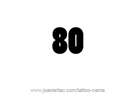 Tattoo Design Number Eighty