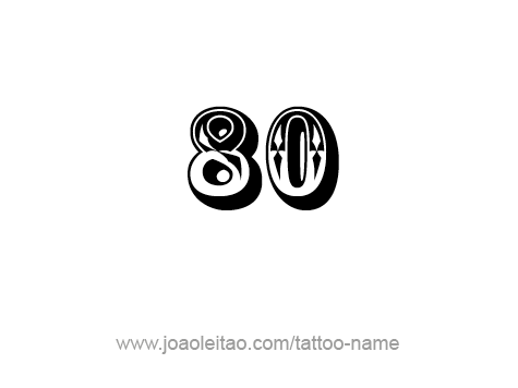 Tattoo Design Number Eighty