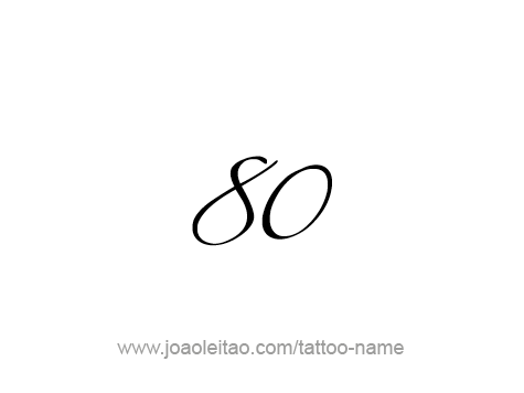 Tattoo Design Number Eighty