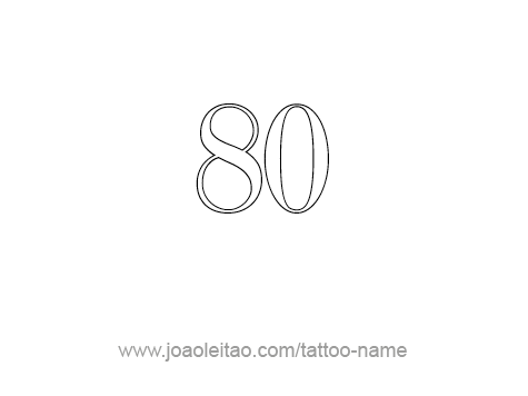 Tattoo Design Number Eighty