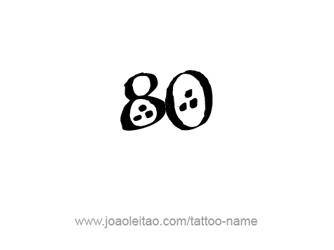 Tattoo Design Number Eighty