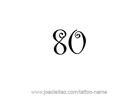 Tattoo Design Number Eighty