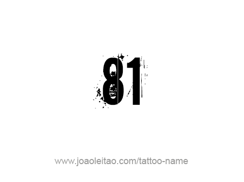 Tattoo Design Number Eighty One