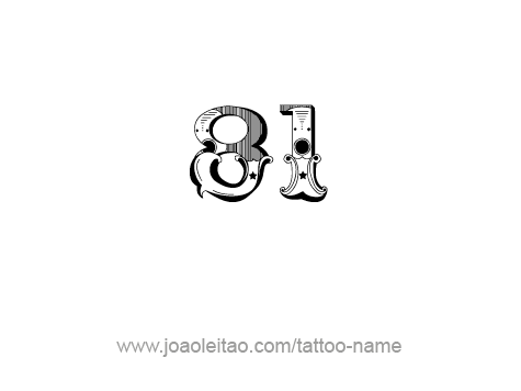 Tattoo Design Number Eighty One