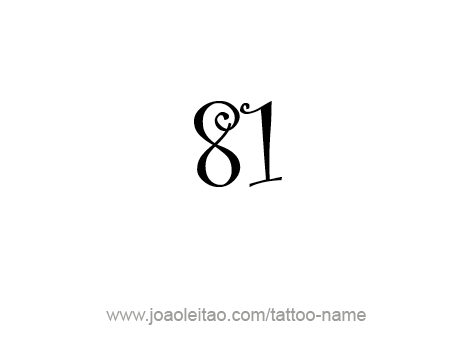 Tattoo Design Number Eighty One