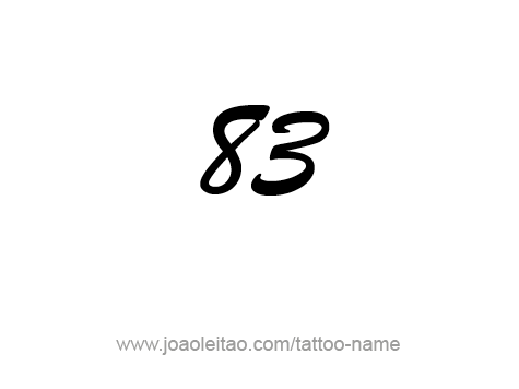 Tattoo Design Number Eighty Three