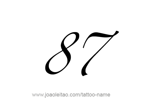 Tattoo Design Number Eighty Seven