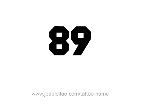 Tattoo Design Number Eighty Nine