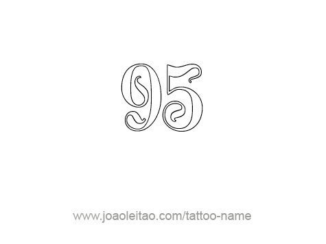 Tattoo Design Number Ninety Five