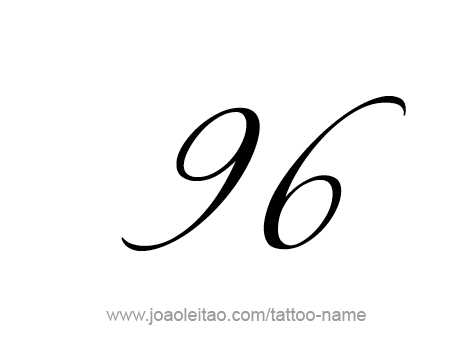 Tattoo Design Number Ninety Six
