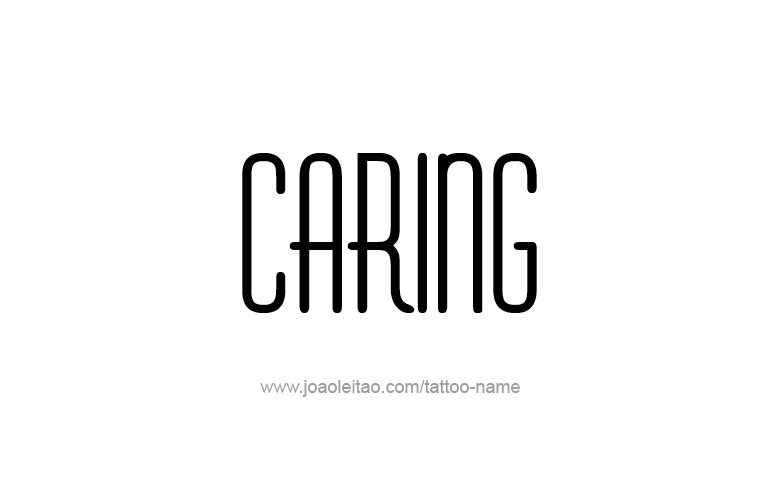 Tattoo Design Feeling Name Caring