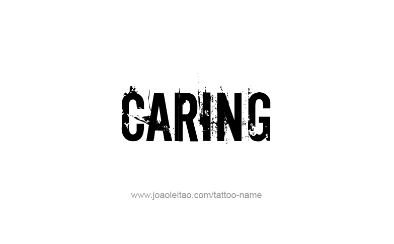 Tattoo Design Feeling Name Caring