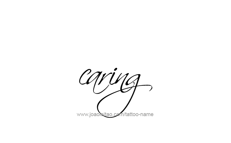 Tattoo Design Feeling Name Caring