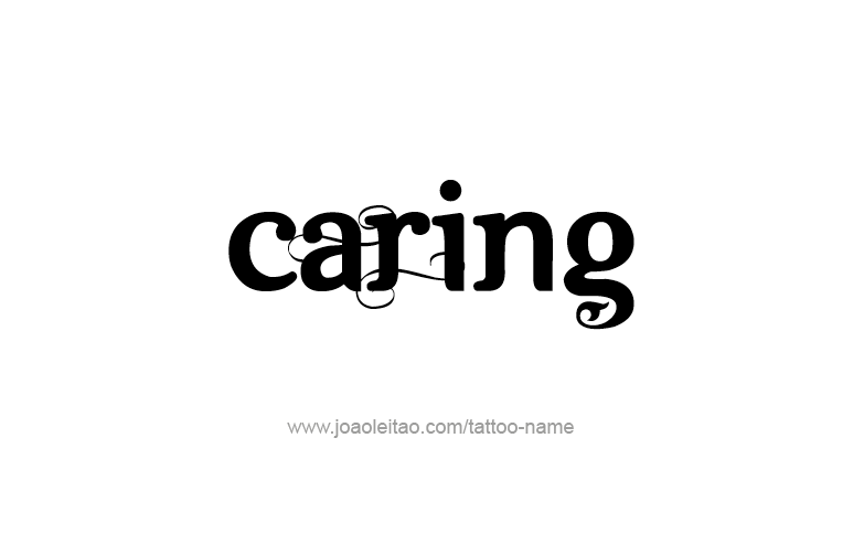 Tattoo Design Feeling Name Caring