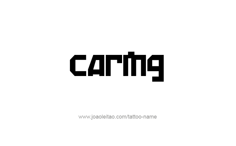 Tattoo Design Feeling Name Caring