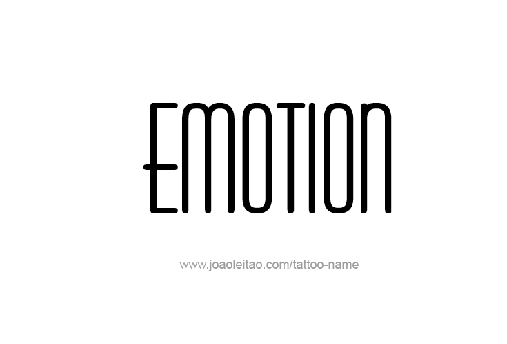 Tattoo Design Feeling Name Emotion