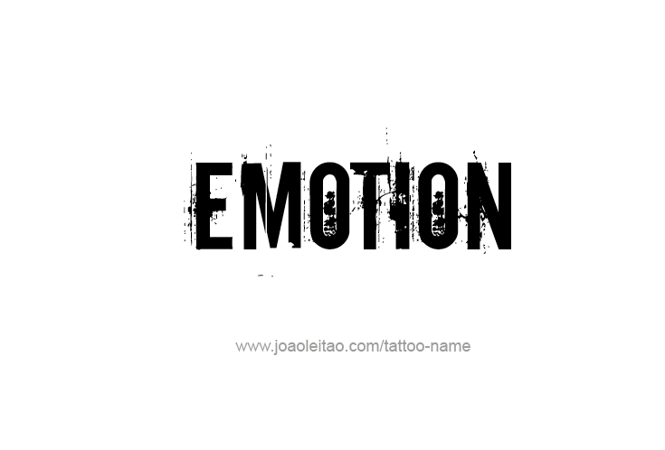 Tattoo Design Feeling Name Emotion