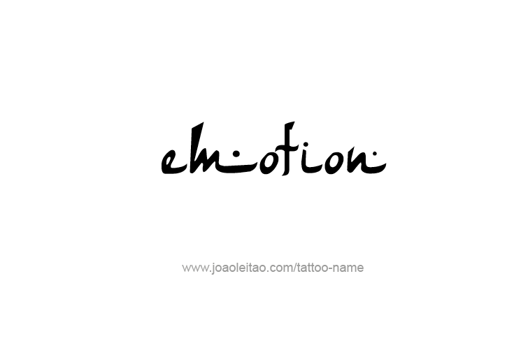 Tattoo Design Feeling Name Emotion