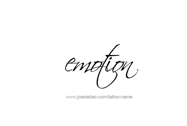 Tattoo Design Feeling Name Emotion