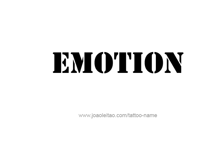 Tattoo Design Feeling Name Emotion