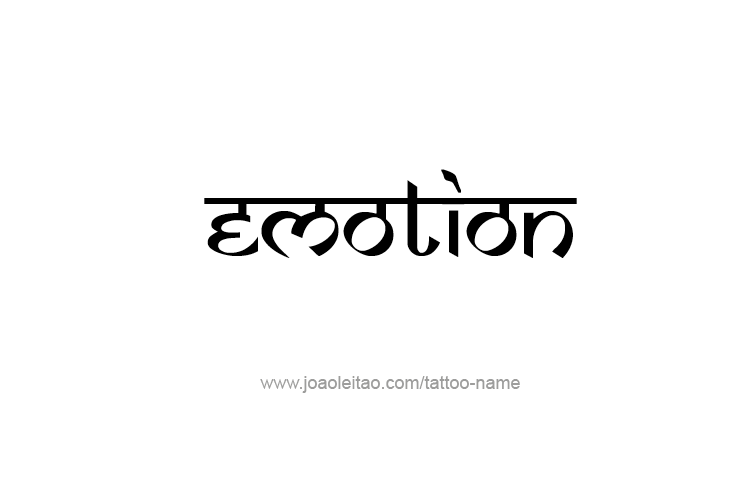 Tattoo Design Feeling Name Emotion