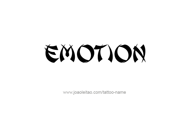 Tattoo Design Feeling Name Emotion