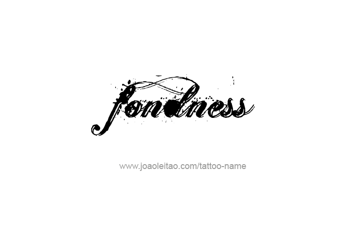 Tattoo Design Feeling Name Fondness