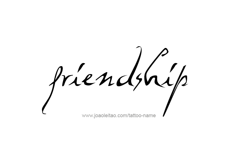 Tattoo Design Feeling Feeling Name Friendship