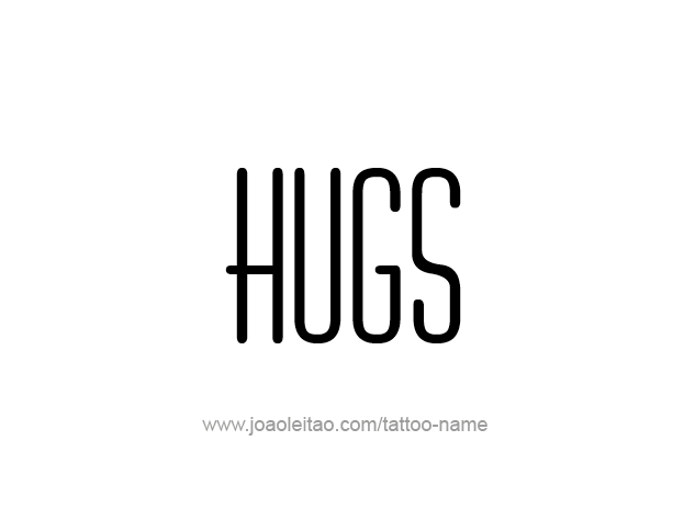 Tattoo Design Name Hugs