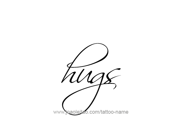 Tattoo Design Name Hugs