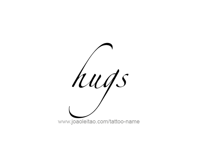 Tattoo Design Name Hugs