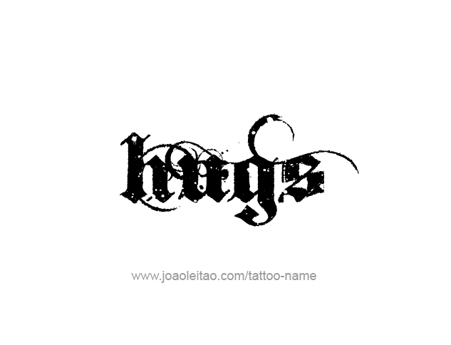 Tattoo Design Name Hugs