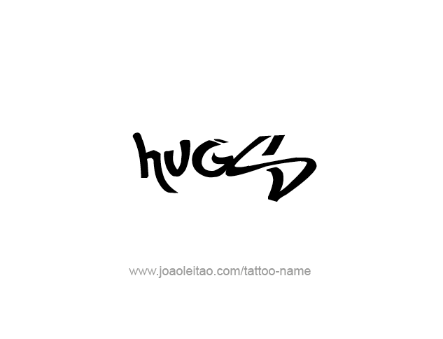 Tattoo Design Name Hugs