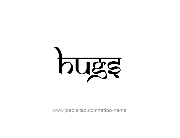 Tattoo Design Name Hugs