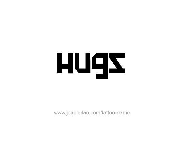 Tattoo Design Name Hugs