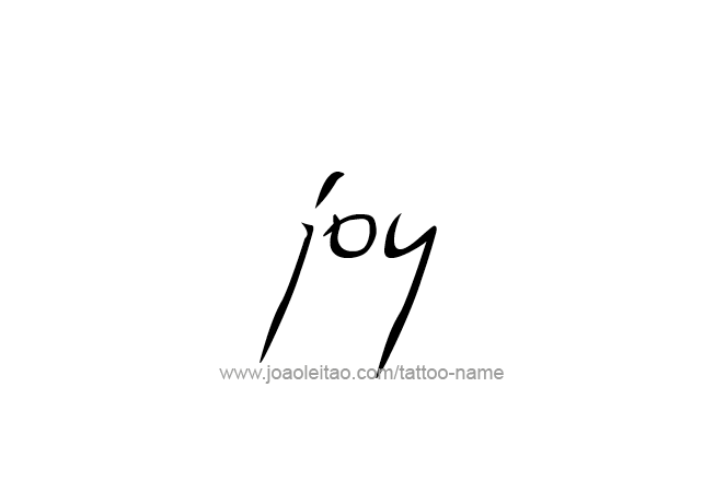 Tattoo Design Name Joy