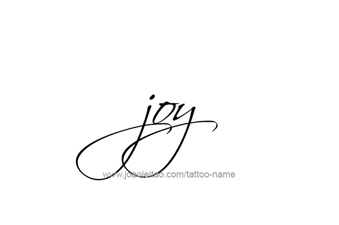 Tattoo Design Name Joy