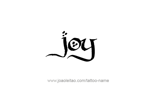 Tattoo Design Name Joy