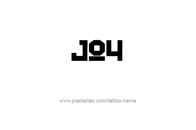 Tattoo Design Name Joy