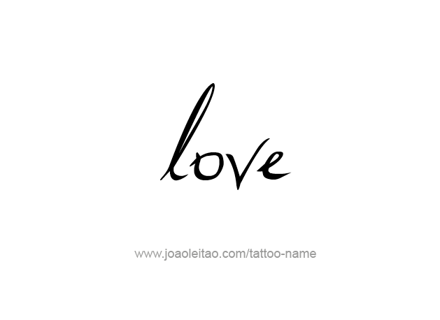 Tattoo Design Name Love