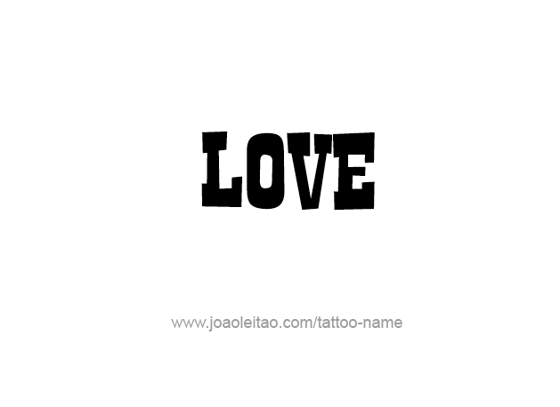 Tattoo Design Name Love